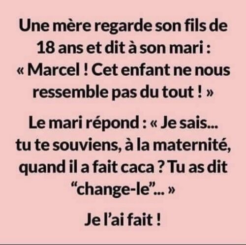 On ne rate pas l'humour du dimanche chez "Tiot" même à la fête des Pères!