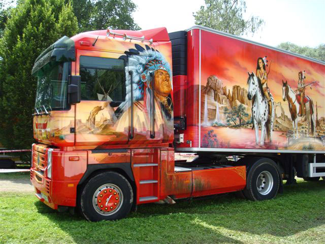 camion americain (cow boy) - voiture tuning