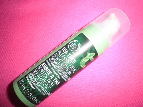 The body shop arbre à thé soin de nuit réparateur