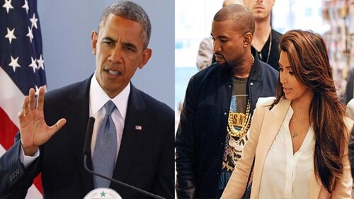 Barack Obama tacle Kim Kardashian et Kanye West