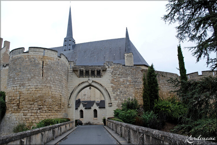 Photos de l'entrée du château de Montreuil Bellay