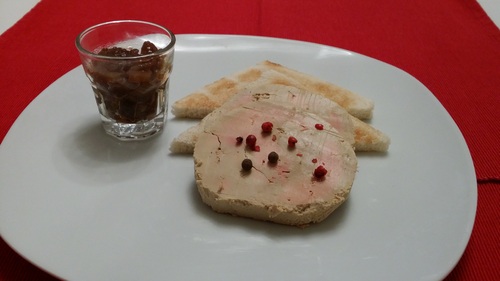 Foie gras cuit au sel (pour 6 personnes)