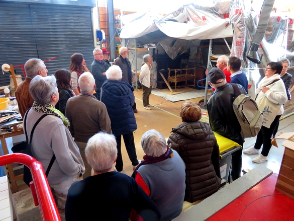 Le Centre Régional de Restauration et de Conservation des Oeuvres d'Art de Vesoul a ouvert ses portes aux Amis du Musée du Pays Châtillonnais...