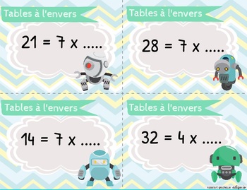 Chrono'tables, pour réviser ses tables de multiplication