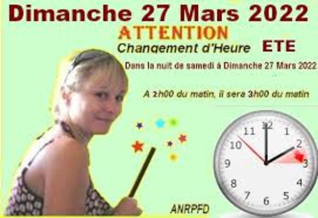 Changement d'heure dans la nuit de Samedi 26 au Dimanche 27/03/2022! |  Radioamateurs Actualités News Radioamateur