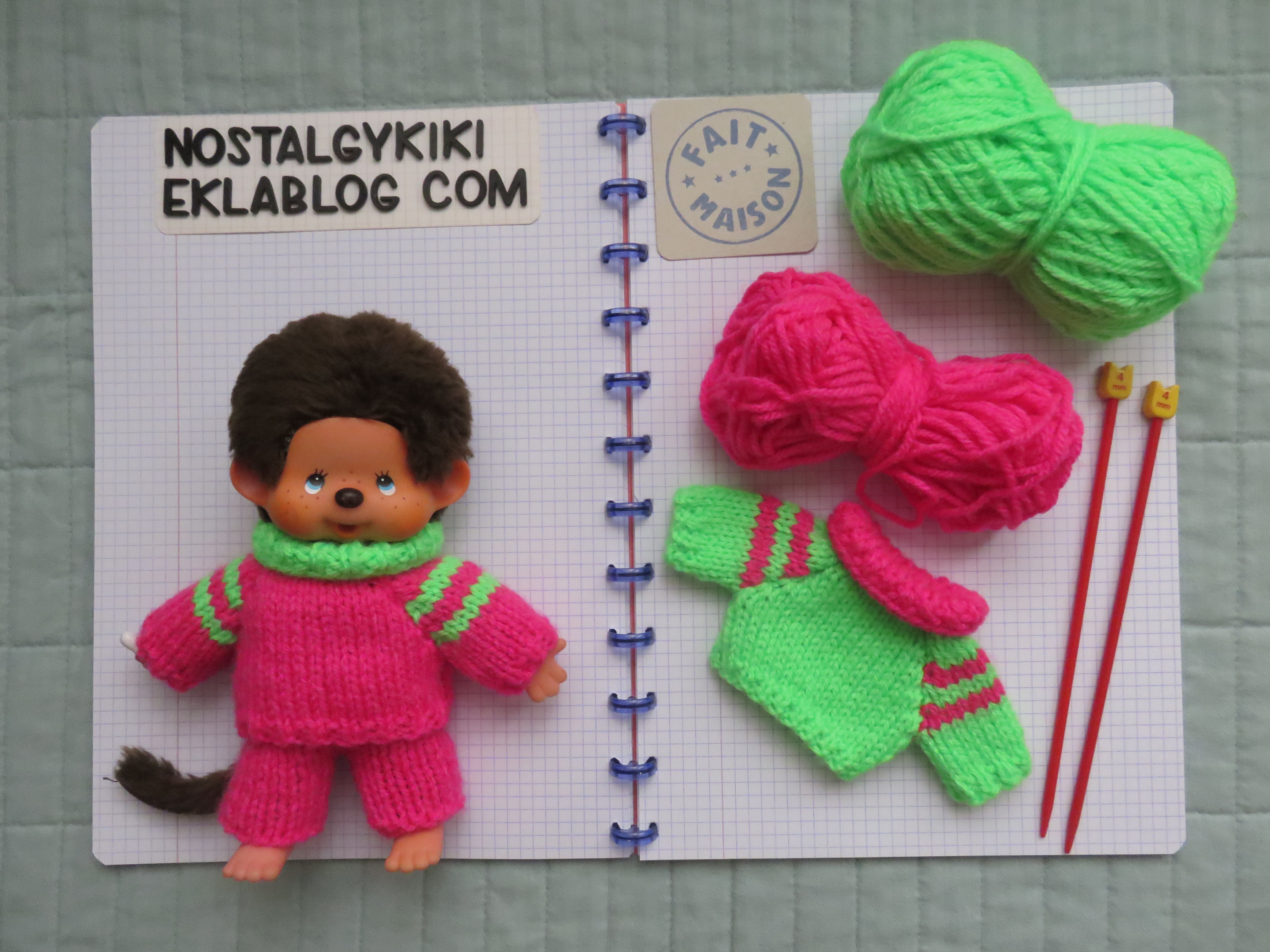 TENUE D'HIVER POUR MON KIKI  Modèles de poupée en tricot, Kiki