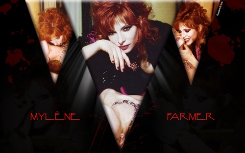 Wallpaper mylène farmer