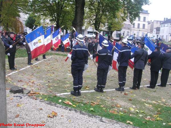 La cérémonie du 11 novembre 2016 à Châtillon sur Seine, vue par René Drappier