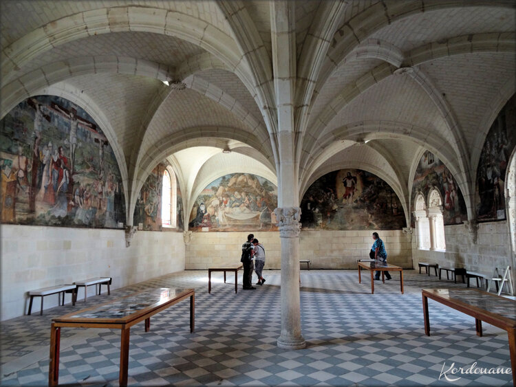 Photos de la salle Capitulaire - Abbaye de Fontevraud