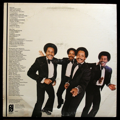 1976 : Archie Bell & The Drells : Album " Where Will You Go When The Party's Over " Philadelphia International Records PZ 34323 [ US ]