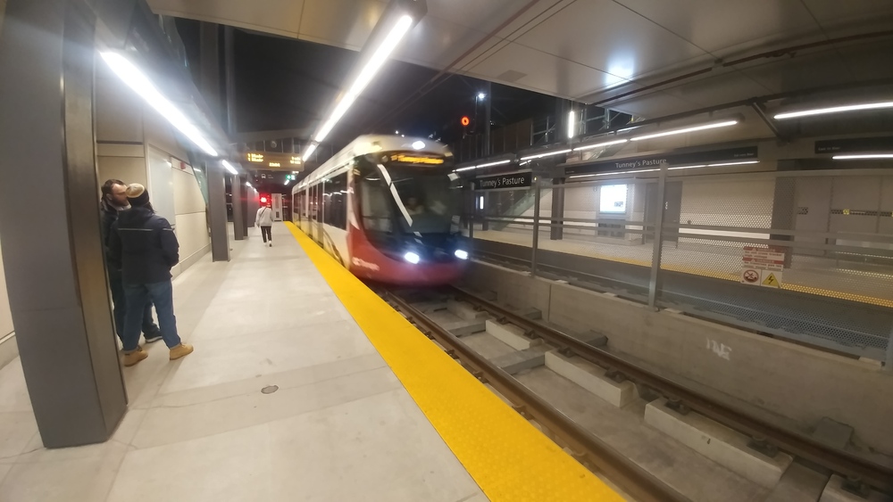 Ottawa's new O-Train from Blair to Tunney's Pasture
