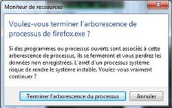 Firefox fermer et reste ouvert en arrière plan