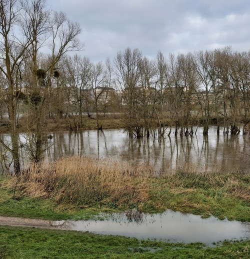 Quand  la Loire monte