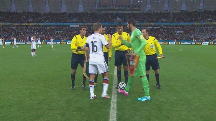 Lundi 30.6.2014 à Porto Alegre Allemagne-EN 2-1 après prolongations