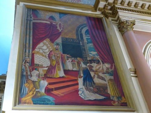 les peintures murales de l'église St-Georges
