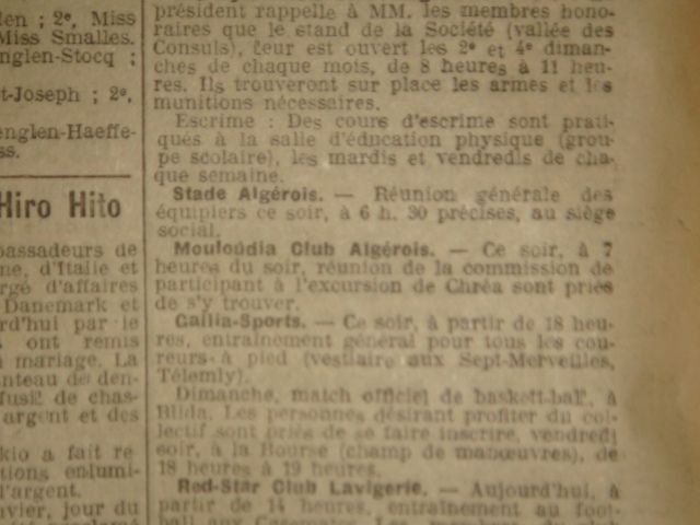 Mardi 22.1.1924 Mouloudia prépare l\'excursion pour Chréa