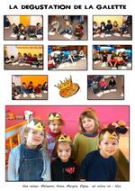 Notre thème de janvier: la galette des rois.