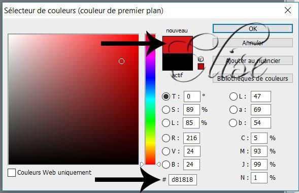 Ouvrir un calque et y mettre de la couleur
