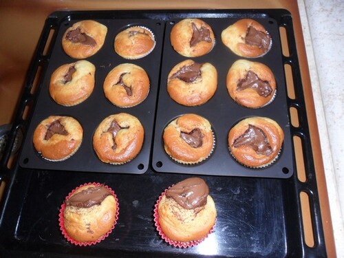 *** Muffins au nutella ***