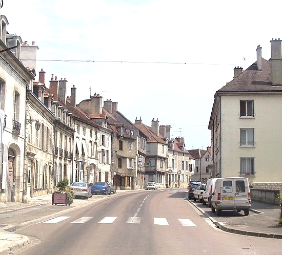 Les rues de Châtillon sur Seine: La rue du Bourg