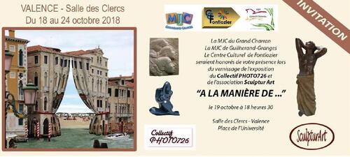 Photographes et sculpteurs exposent à la salle des Clercs de Valence