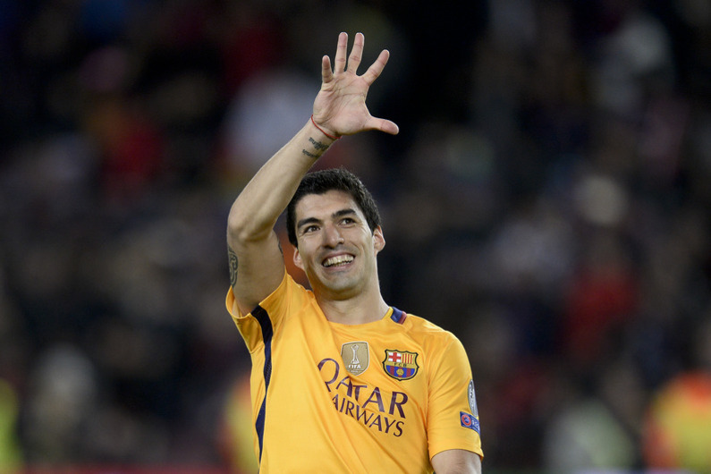 Suarez a permis au FC Barcelone de gagner la première manche du quart de finale de la Ligue des champions opposant le FC Barcelone à l'Atlético Madrid.