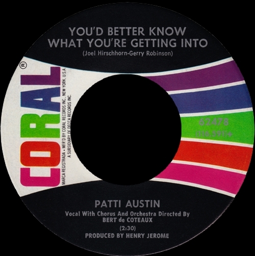 Patti Austin : CD " The Singles RCA Victor, Coral & ABC Records 1956-1968 " SB Records DP 94 [ FR ]