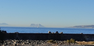 Le matin vue sur Gibraltar de npotre emplacement