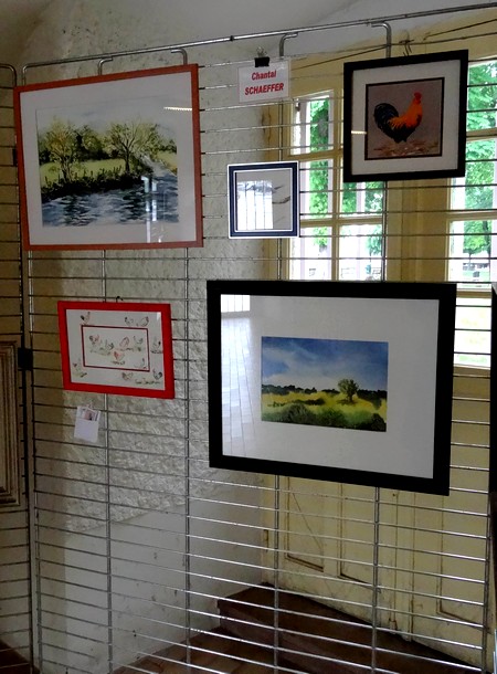 Voici les tableaux des artistes qui ont exposé au quatrième salon de peinture des Amis du Châtillonnais..