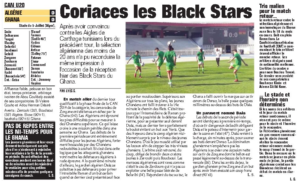 Vendredi 11.5.2018 au Stade du 