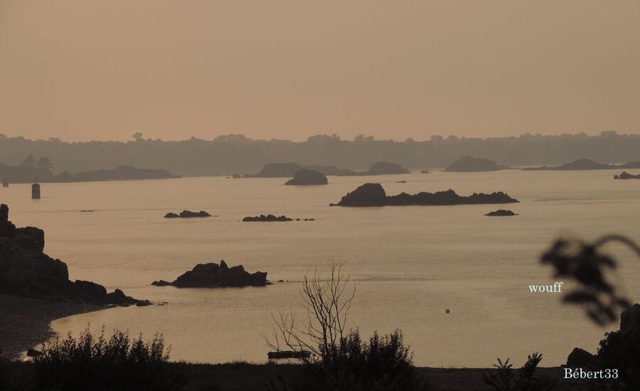 fin de l'ile de Bréhat  