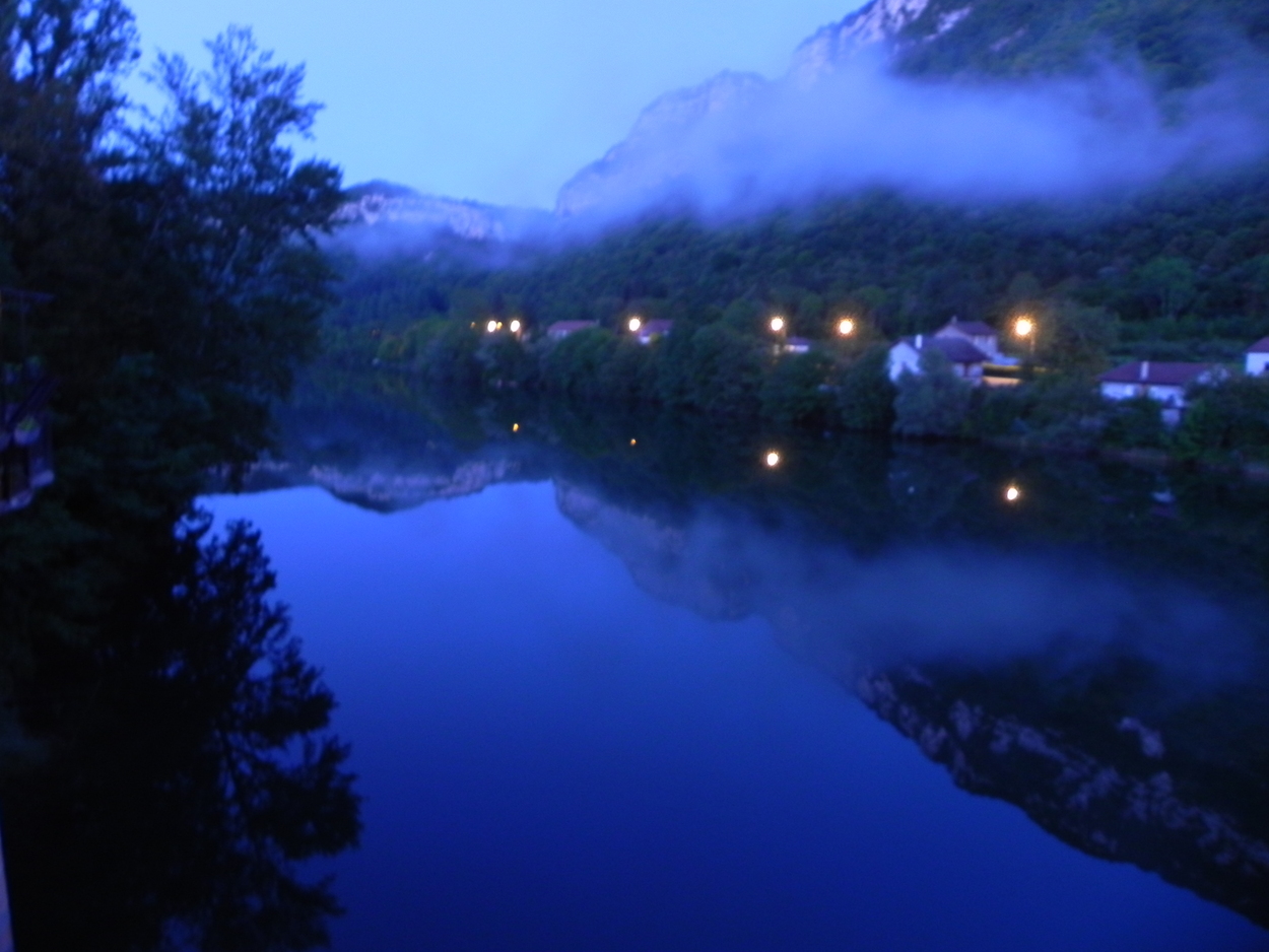 un soir à Thoirette-Jura