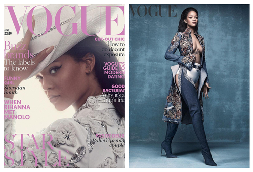 Rihanna pose pour Vogue