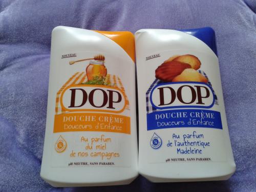 Douche crème douceur d'enfance, Dop