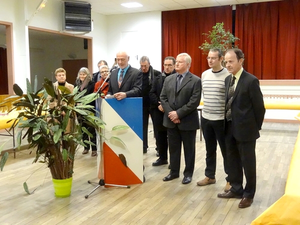 Les vœux de Francis Castella, Maire de Sainte Colombe sur seine, pour 2014