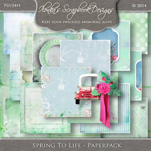 Spring To Life by Ilonka Scrapbook Designs