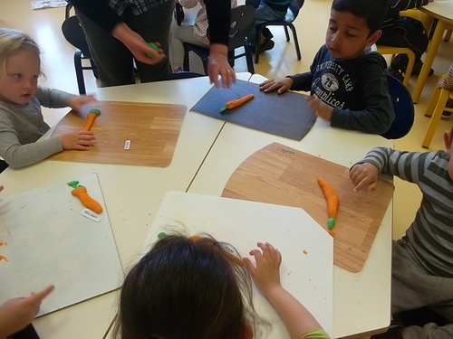 Nos carottes en pâte à sel