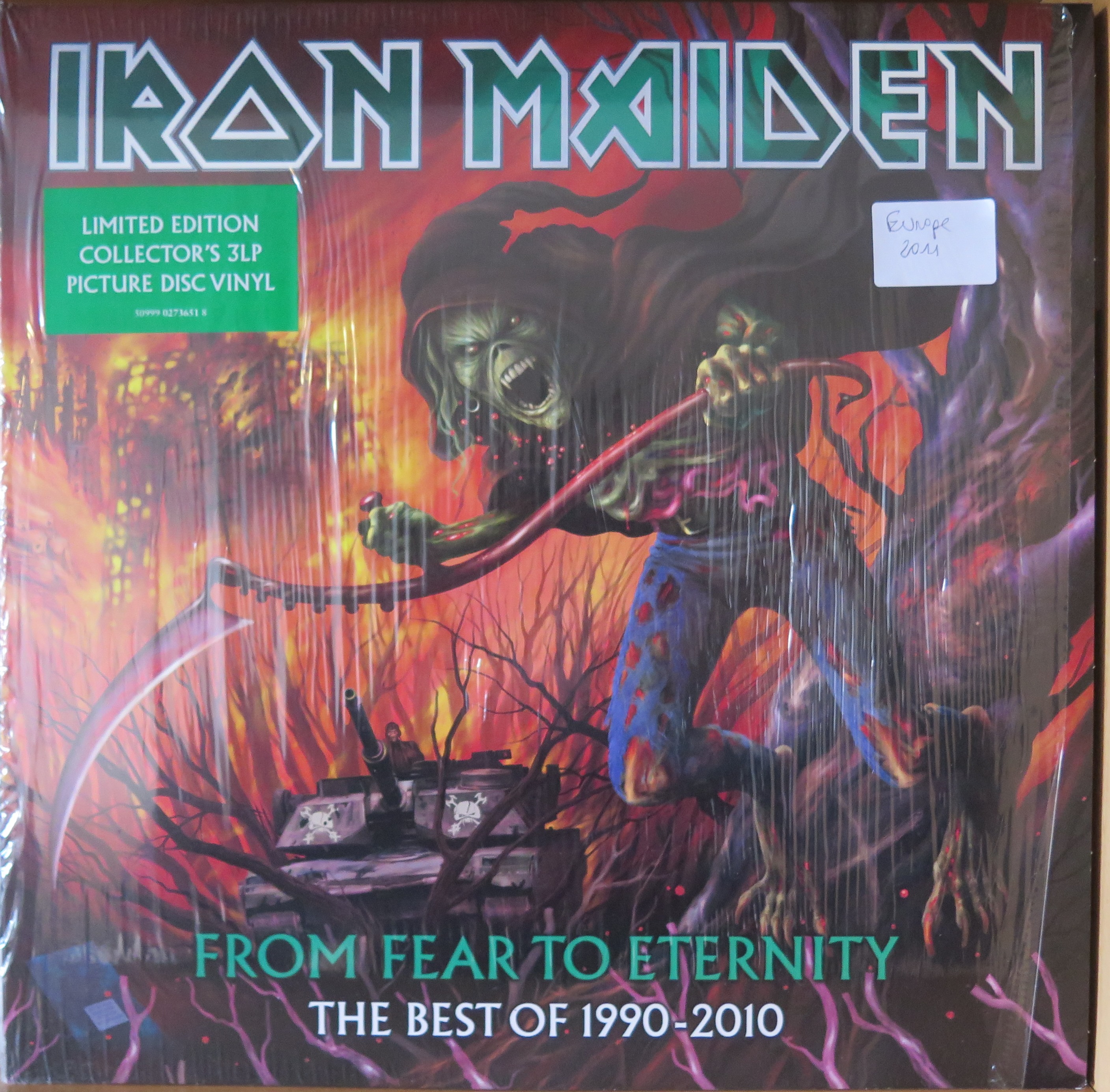 IRON MAIDEN - FROM FEAR TO ETERNITY BEST OF 3LP VINILO