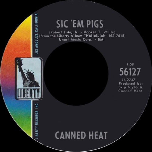 Canned Heat : Album " Hallelujah " Liberty Records LST-7618 [ US ]