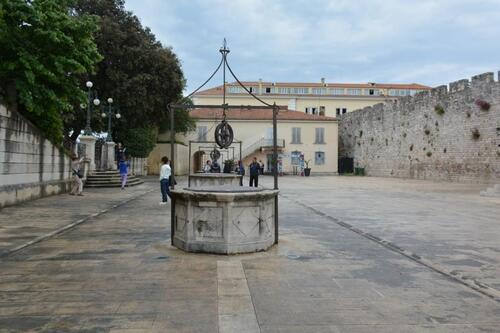 La place des Cinq Puits à Zadar