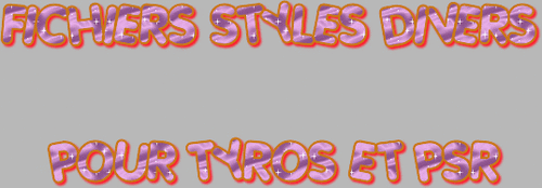 FICHIERS STYLES DIVERS SÉRIE 2858