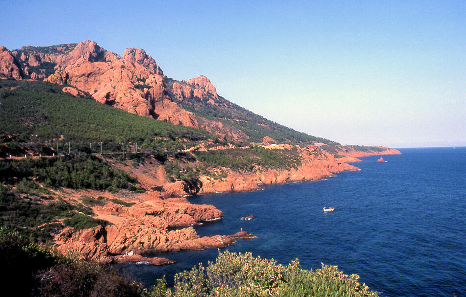 Littoral dans le massif de l'Estérel, PACA