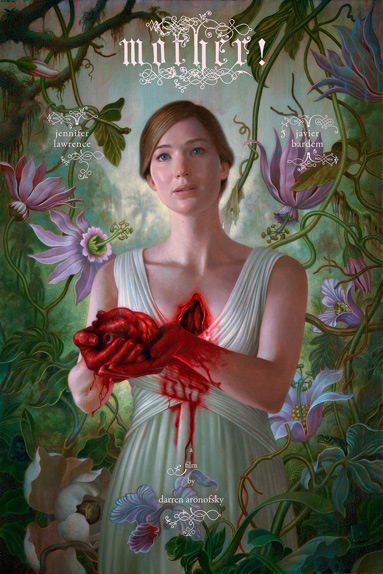 Mother : Jennifer Lawrence vous offre son cœur sur l’affiche du prochain Darren Aronofsky