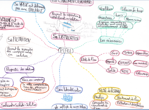 Carte mentale en Chimie