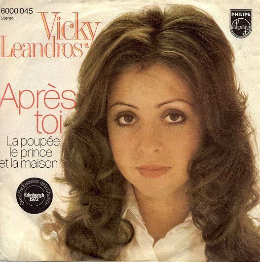Résultat de recherche d'images pour "Vicky Leandros Eurovision  1972"