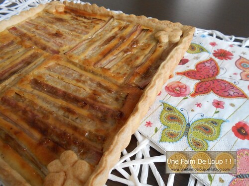 Tarte à la rhubarbe