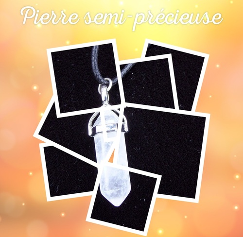 pendentif en pierre semi précieuse