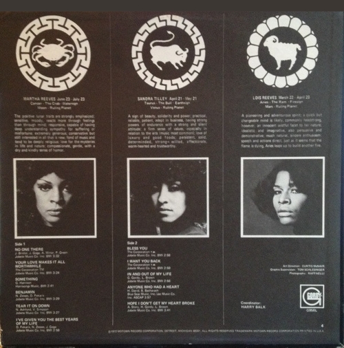 Martha Reeves & The Vandellas : Album " Black Magic " Gordy Records G 958L [ US ]