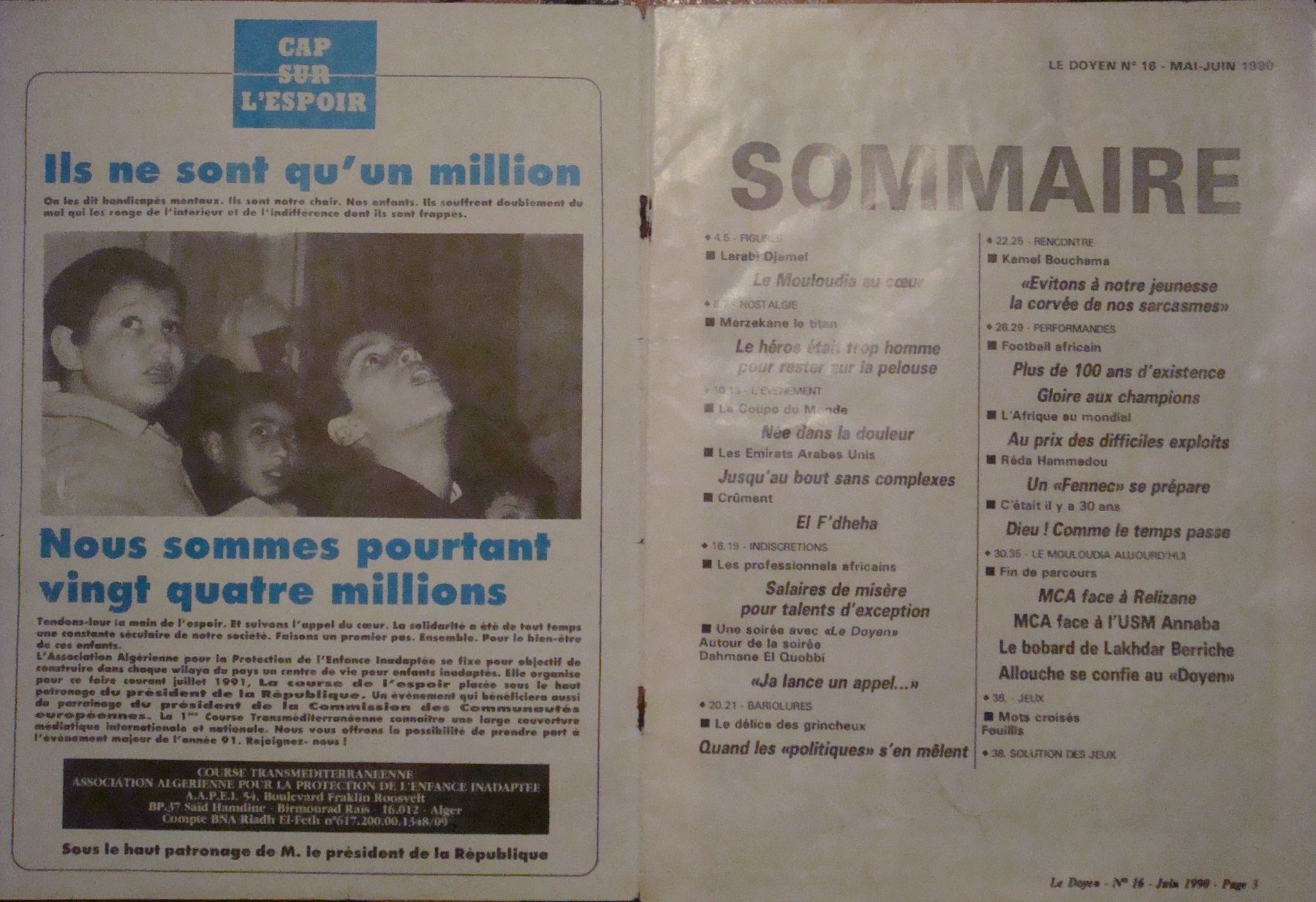 N° 16  Juin 1990