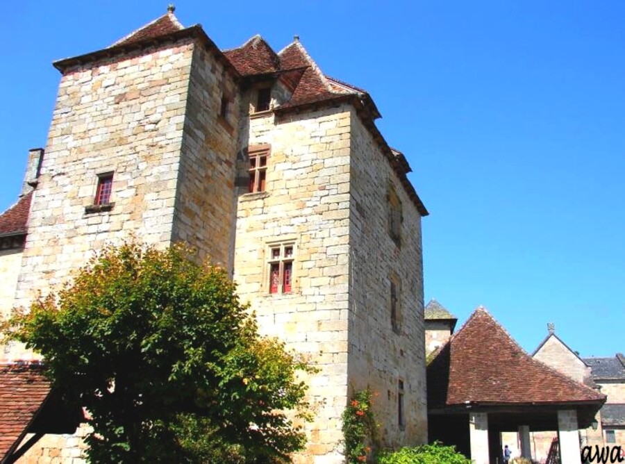  Curemonte en Corrèze 2 : Carte de France de Canelle